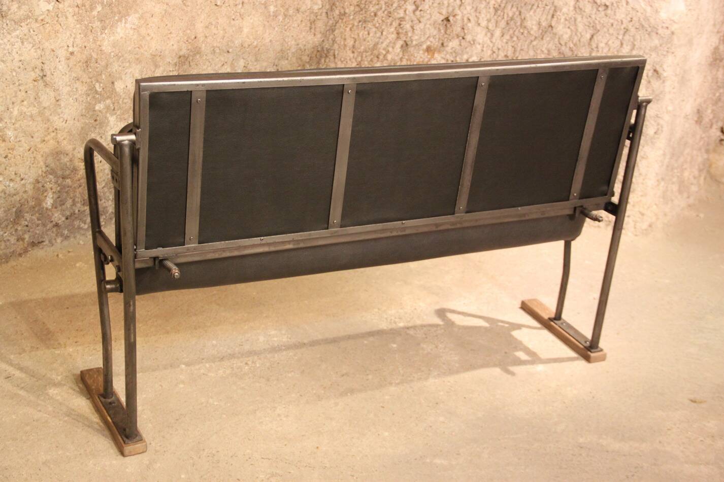 SNCF train bench foldable seat