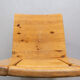 70s pine wooden dining chair set/4