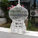 Decorative filigree birdcage Mediterranean charm