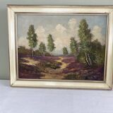 Painting "Path in the heather"