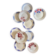 Set of 10 mismatched vintage dessert plates