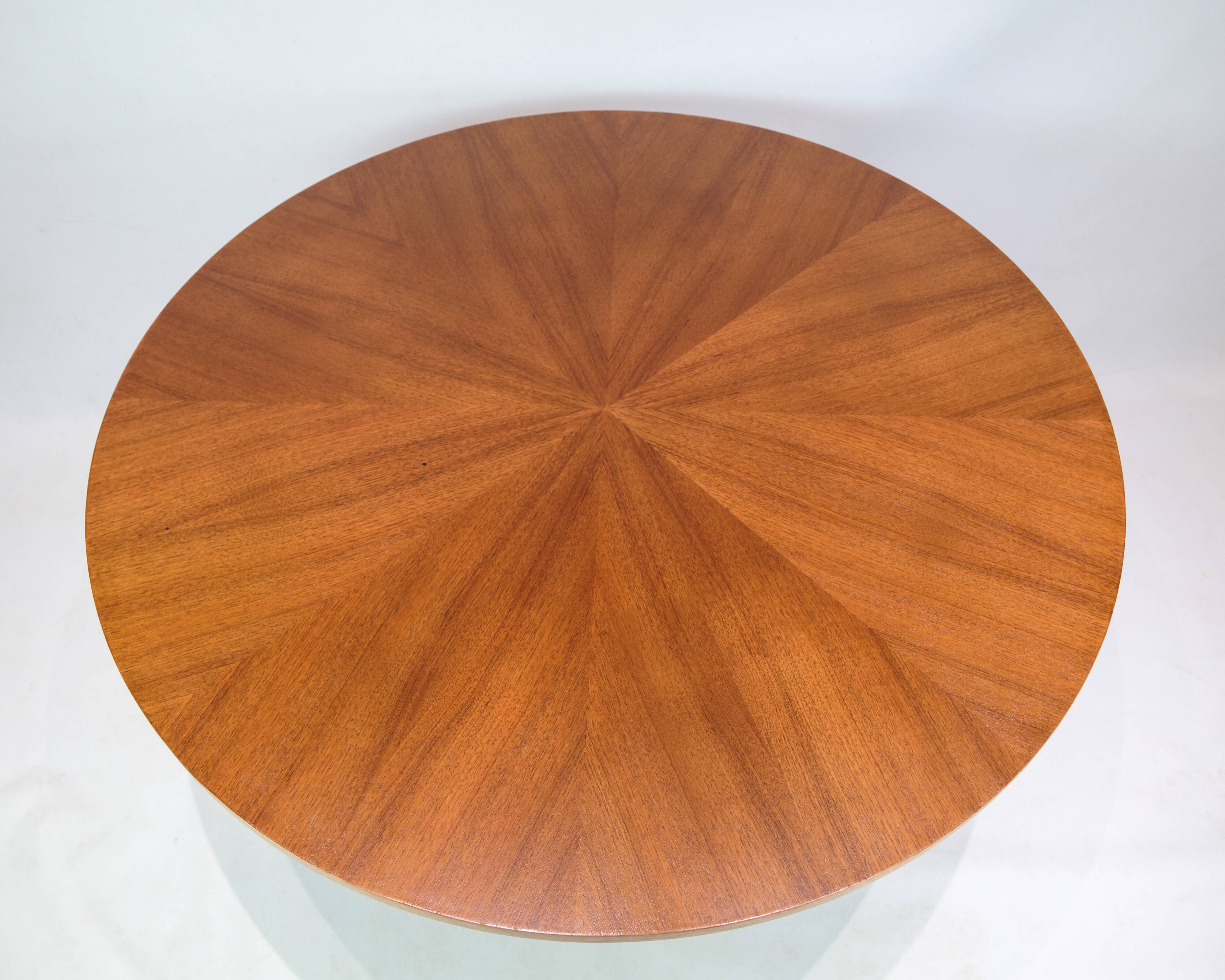 Coffee table – Round – Teak – Holger Georg Jensen – Kubus – 1960s