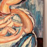 Maternity, oil on panel signed BEN