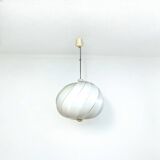 Harvey Guzzini Alicante Large White Acrylic Lamp with Sculptural Shape, 1960s