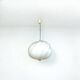 Harvey Guzzini Alicante Large White Acrylic Lamp with Sculptural Shape, 1960s