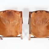 Set of 2 Safari Armchairs by Carlo Hauner for Forma, 1970s