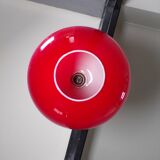 Red opaline ball suspension Ø30cm
