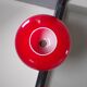 Suspension boule opaline rouge Ø30cm