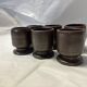 Set of 6 stoneware cups or glasses