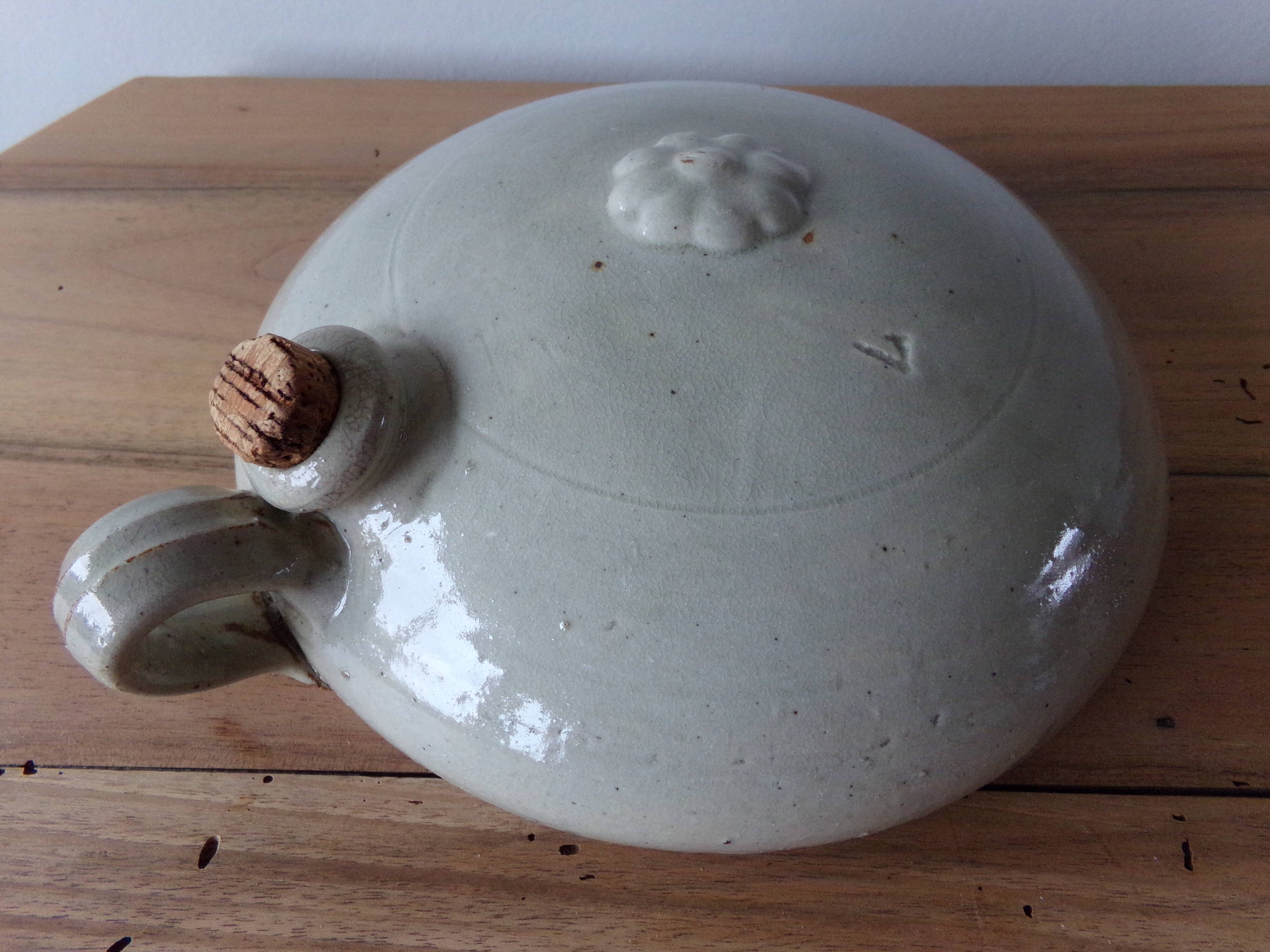 Old sandstone hot water bottle
