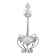 Art Decò Barovier e Toso "Fountain" Murano Glass Chandelier, 1950