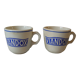Lot de 2 anciennes tasses viandox en céramique