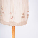 Mid century floor lamp made in 1950s czechia - beech, original condition
