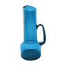 Blue glass pitcher Kastrup Holmegaard by Jacob Bang