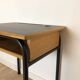 Bureau pupitre d'écolier des années 1960, New Black