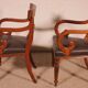 pair of mahogany armchairs from the William IV period circa 1830