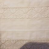 Handmade lace pillowcase