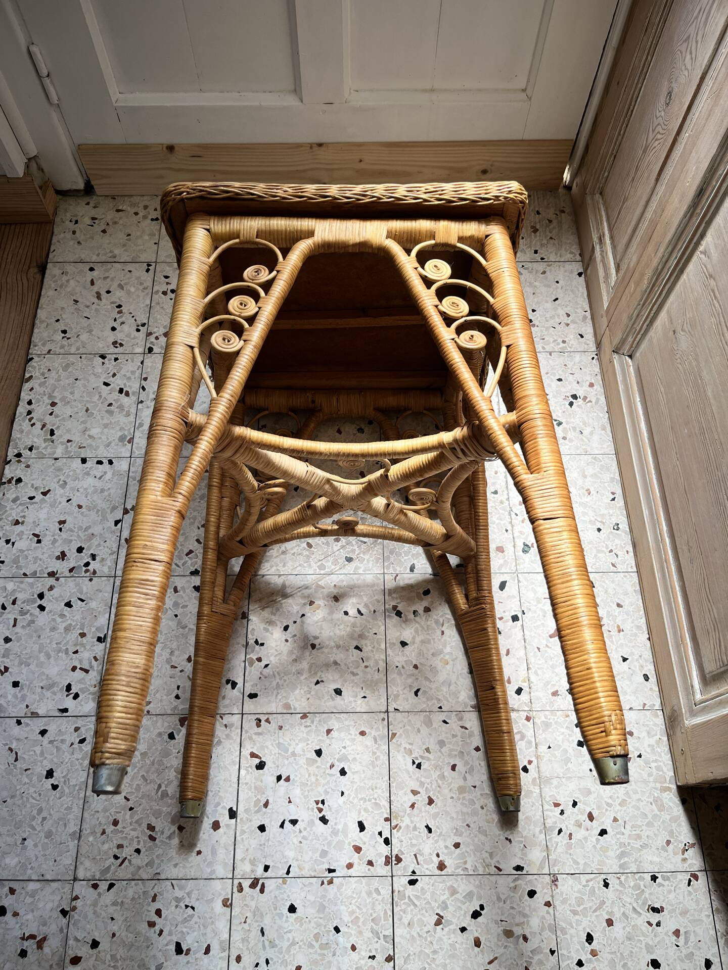 Peacock side table