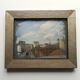 Yvonne Vicat (1902-1994) Pastel Tableau Paysage urbain mai 1946