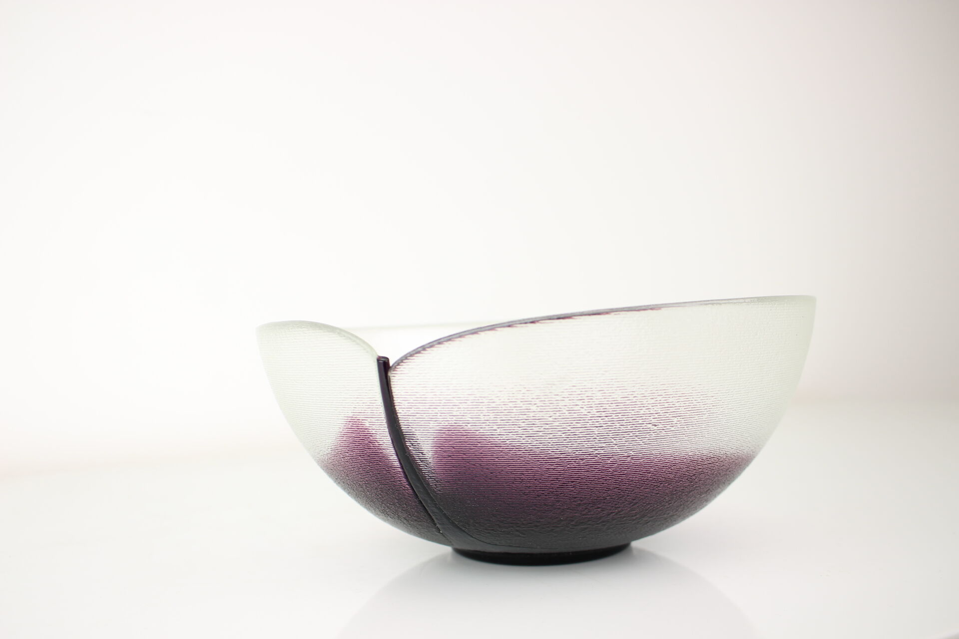 Mid-Century Bowl Designed by Jiri Suhajek for Crystalex , 1970's