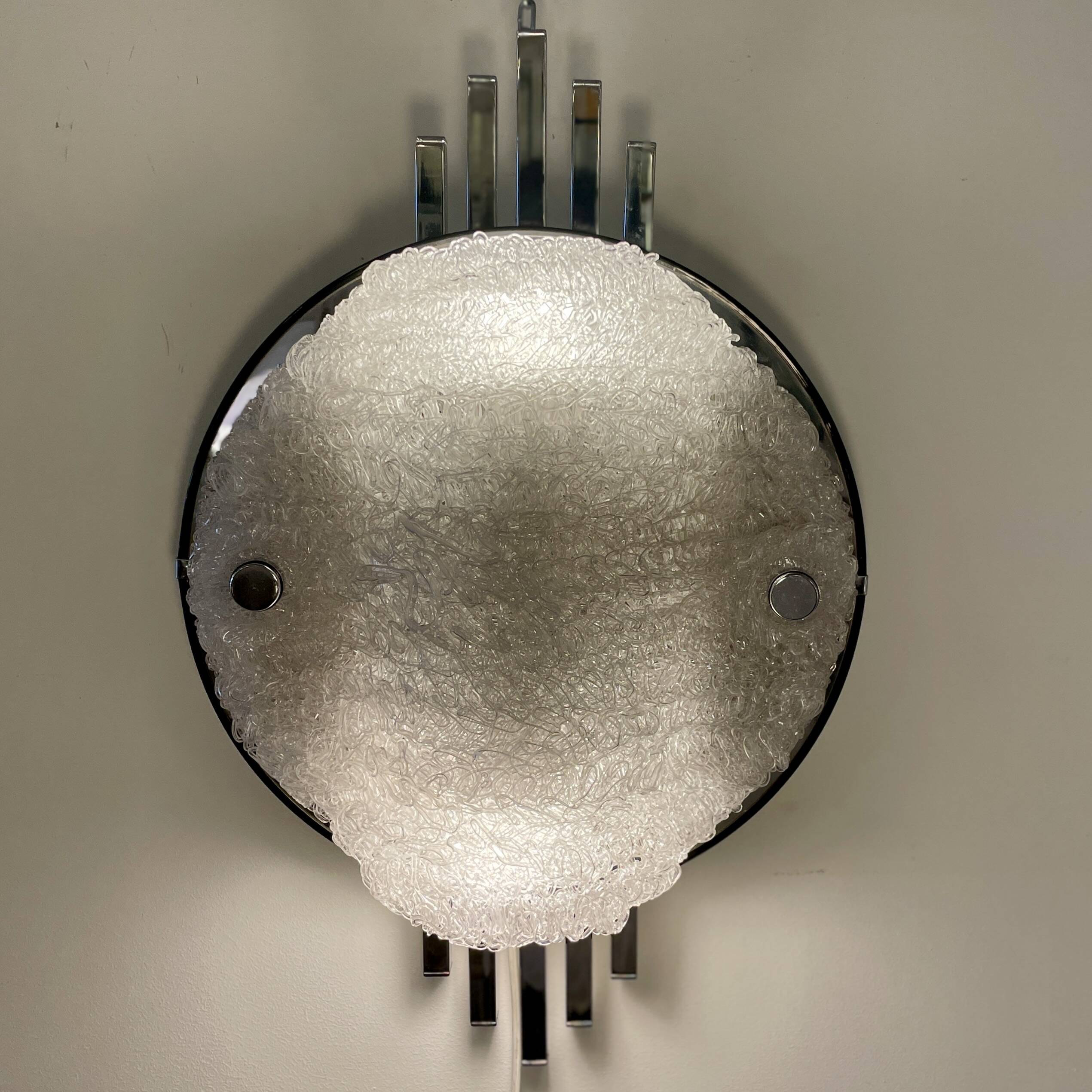 Italian Wall Lamp Att. to Angelo Brotto for Esperia from 1970'