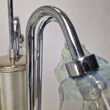 Italian Ceiling Lamp with Five Blue Murano Glass Lamshades – 1970s