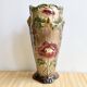 Large Art Nouveau Barbotine vase from Saint-Amand