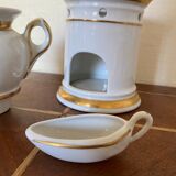 Porcelain teapot with stove