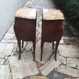 Marble bedside table