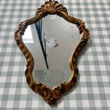 Miroir baroque en bois doré