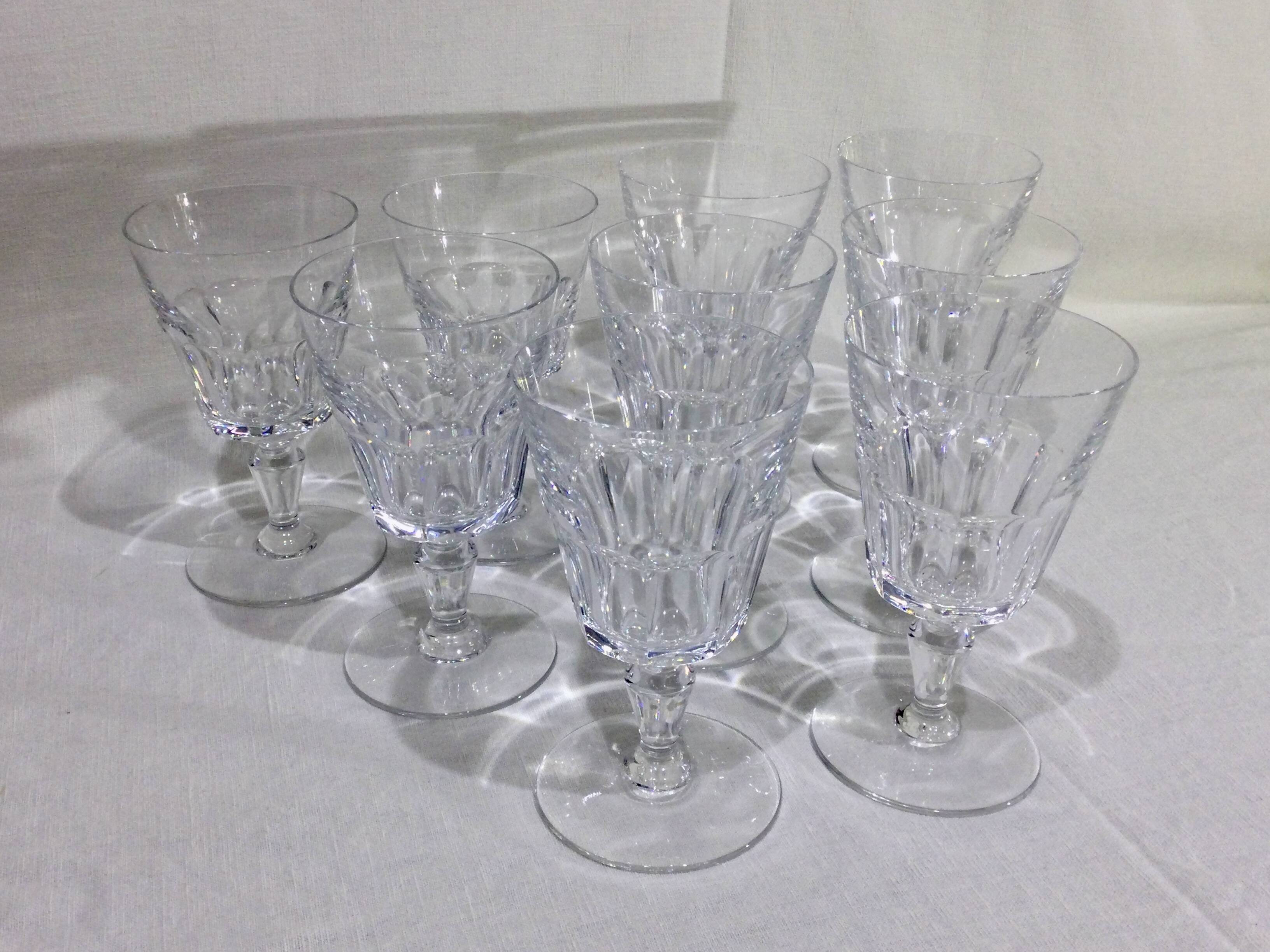 Baccarat - 9 Missouri Model Water Glasses