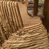 Straw chairs