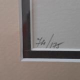 Lithograph Pierre Courtois Signed print 74/175
