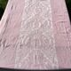 Rectangular tablecloth 200X150 cm pink and white