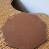 Beveled octagonal mirror to place