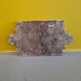 Antique french cast iron house number plate, from around 1900.