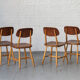 Set de 4 chaises de salle à manger par Martinsson & Axelsson pour Nässjö Stolfabrik, Suède, années 1960