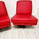 Breeze swivel chair pair in Mid-Century style by Cajus Maelum for Fjords.