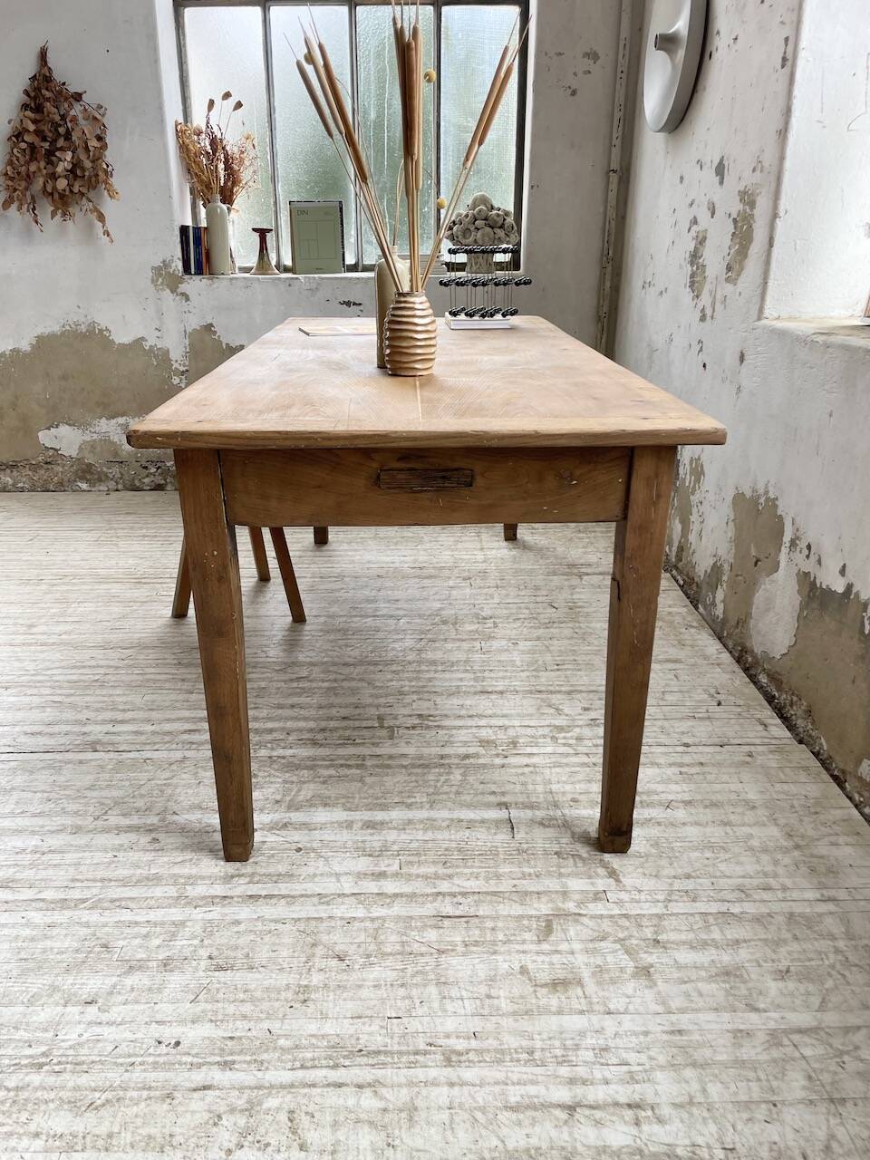 Oak farm table 2m