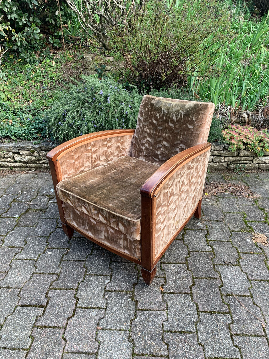 Art deco armchair