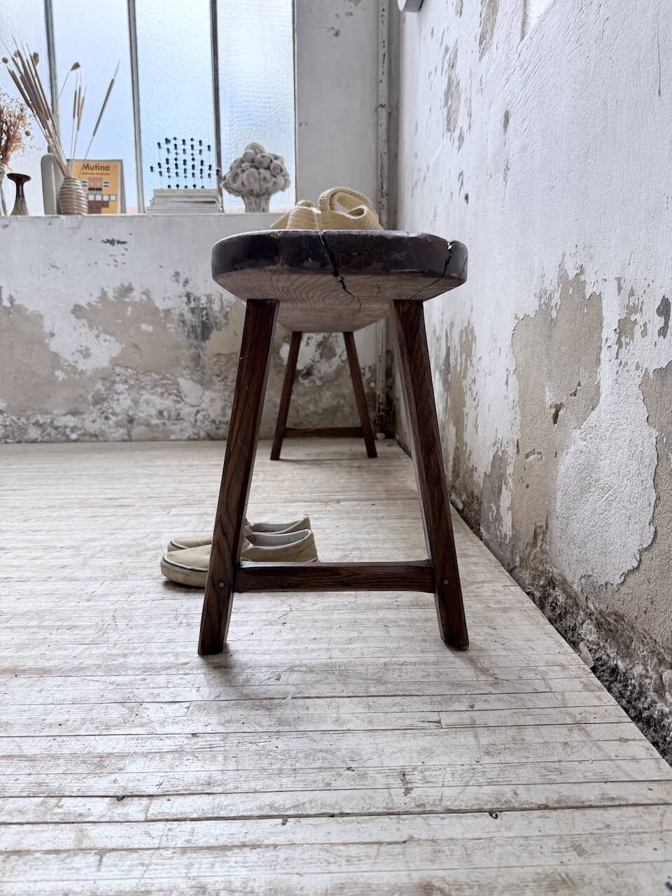 Farm bench oak 1950