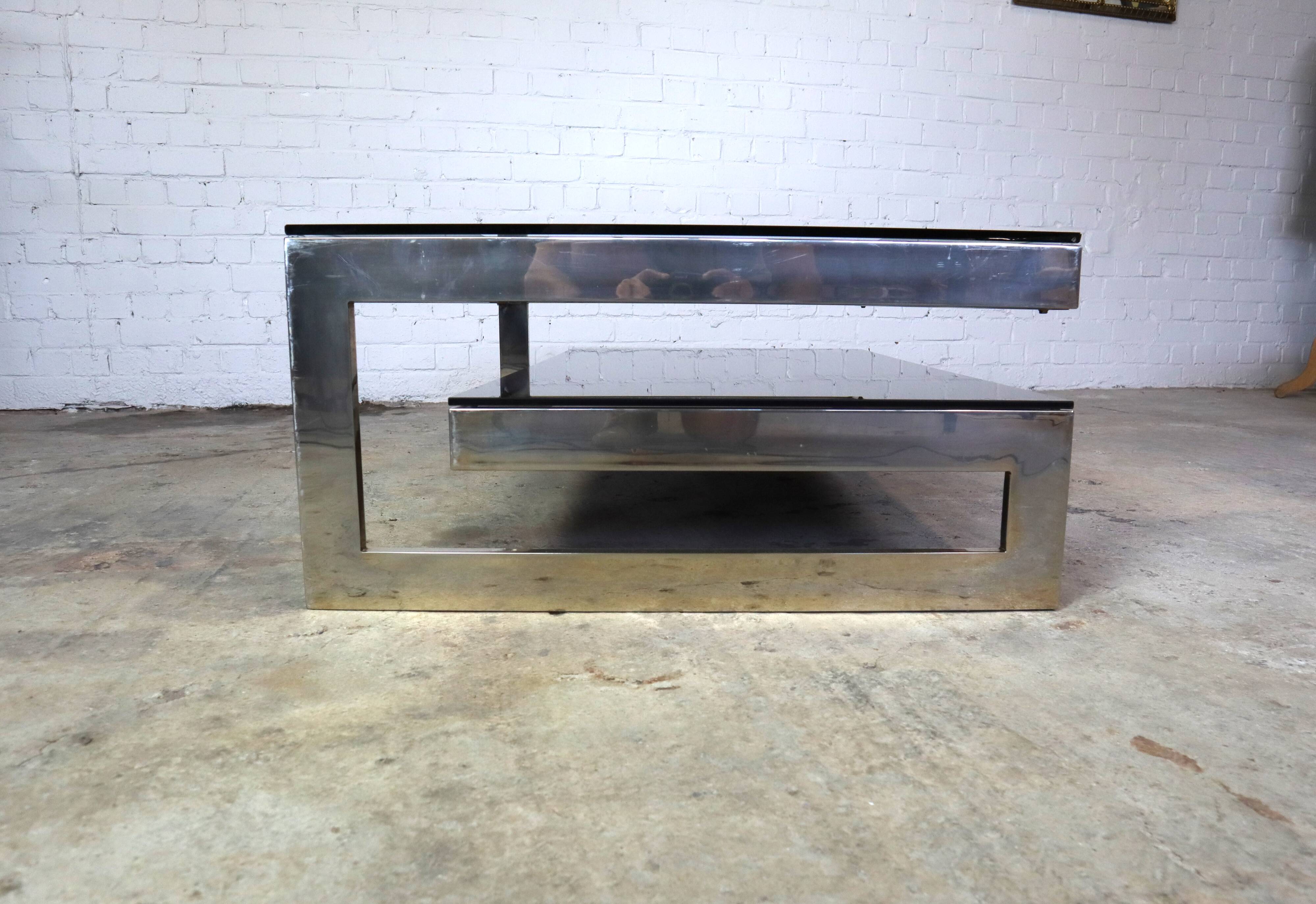 Belgo Chrom G-shape coffee table