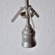 Zenith - Vintage pendant light in orange opaline - Space Age Design - Made in Germany