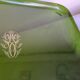 1980 green plexiglass plateau neo-classical