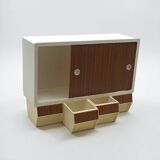 Petit meuble de rangement Curver modèle 004420 plastique Pays-Bas années 70