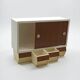 Petit meuble de rangement Curver modèle 004420 plastique Pays-Bas années 70