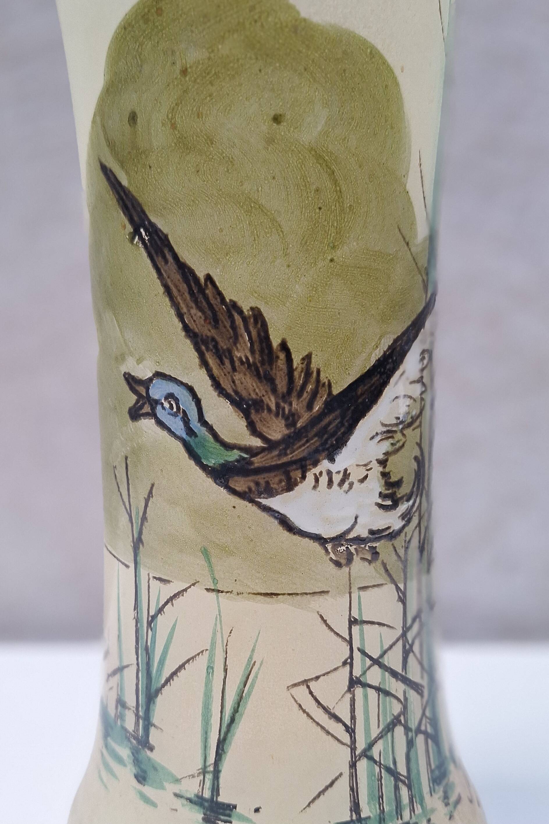 PAINTED VASE JEM PRODUCTION LEGRAS 1920-1944