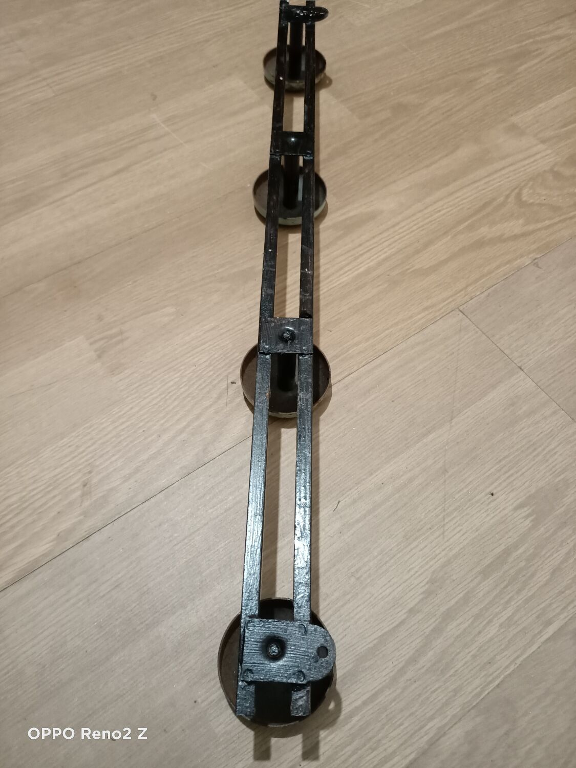 Vintage wall coat rack