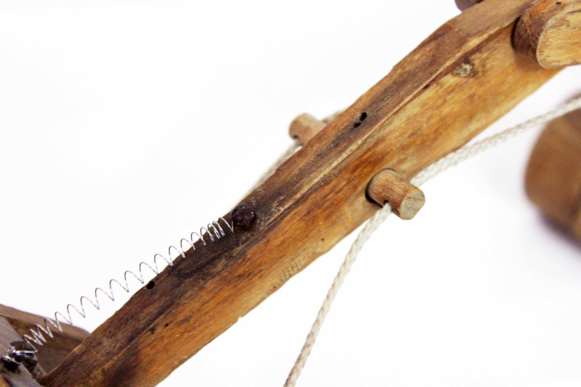 Jouet en bois label "Spielgut" tractopelle pelleteuse