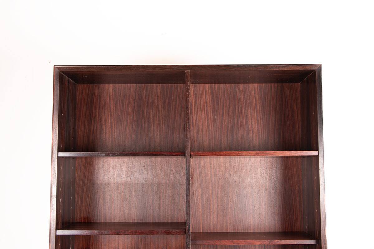 Large Danish high bookshelf in rosewood by Erik Brouer 1960.
